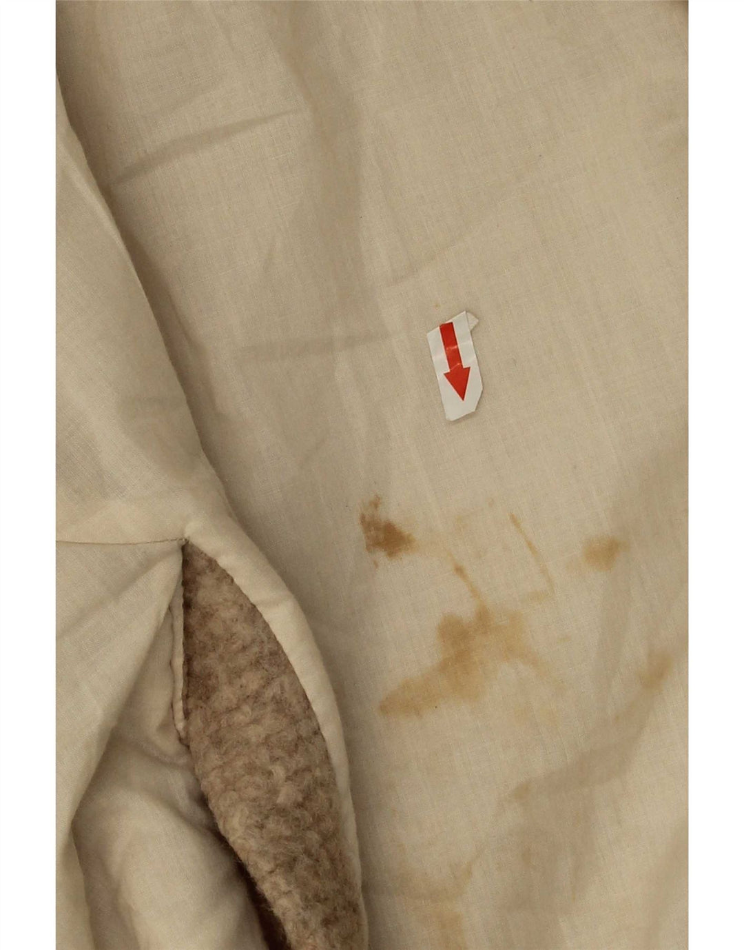 Zara Γυναικείο Παλτό με διπλό στήθος UK 42 XL Μπεζ μαλλί