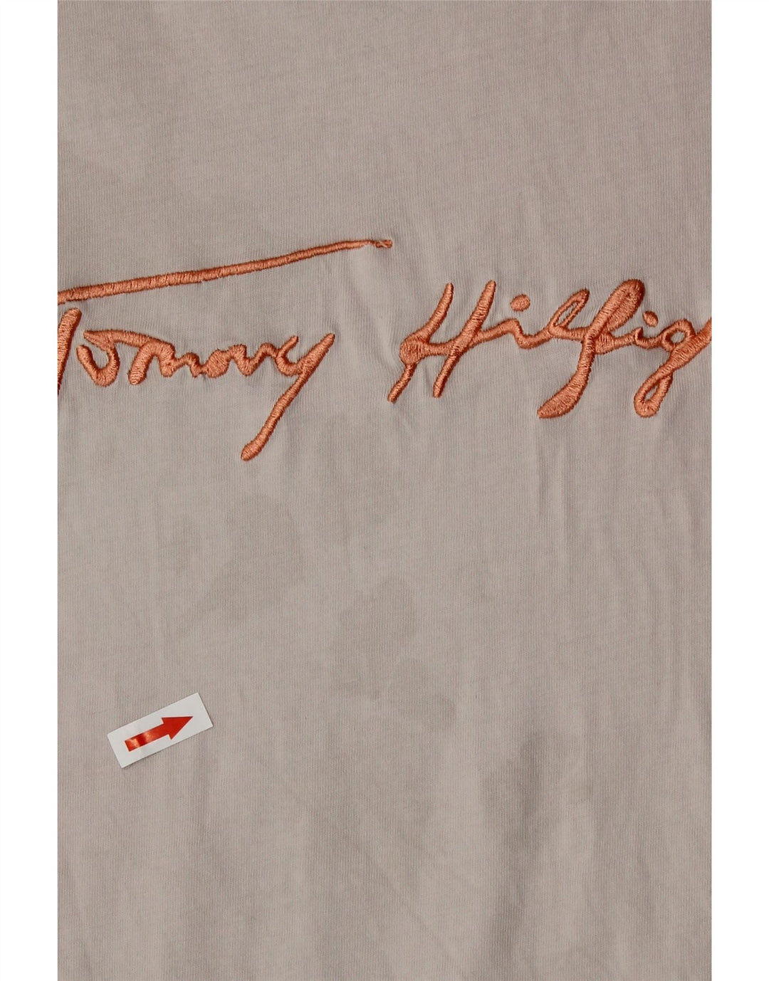 Γυναικείο γραφικό μπλουζάκι Tommy Hilfiger Top UK 14 μεσαίου γκρι βαμβακερό