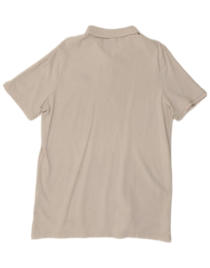 Ανδρικό πουκάμισο πόλο NIKE XL Λευκό βαμβακερό