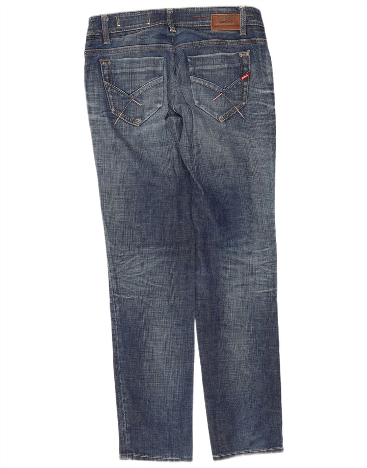 Gas Γυναικείο Slim Jeans W28 L29 Μπλε Βαμβακερό