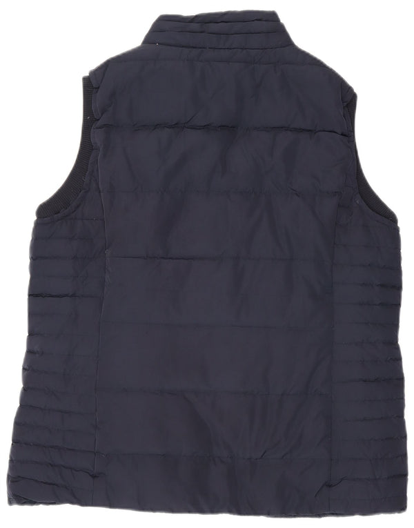 Crew Clothing Γυναικείο κανονικό γιλέκο UK 16 Large Navy Blue Polyester