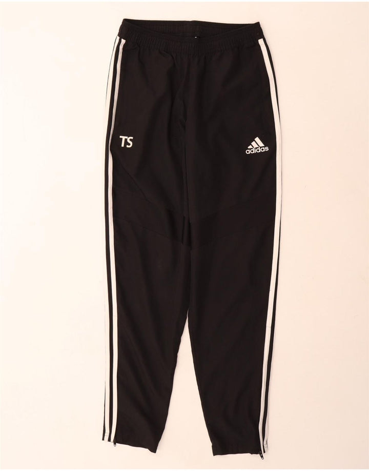 Ανδρική αθλητική φόρμα Adidas Climalite Graphic Μικρό μαύρο πολυεστέρα