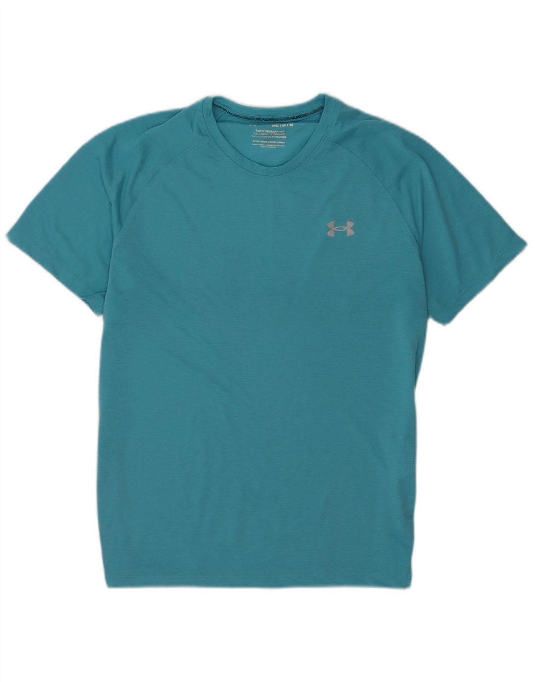 Ανδρικό T-Shirt Under Armour Τοπ μεσαίου μπλε πολυεστέρα