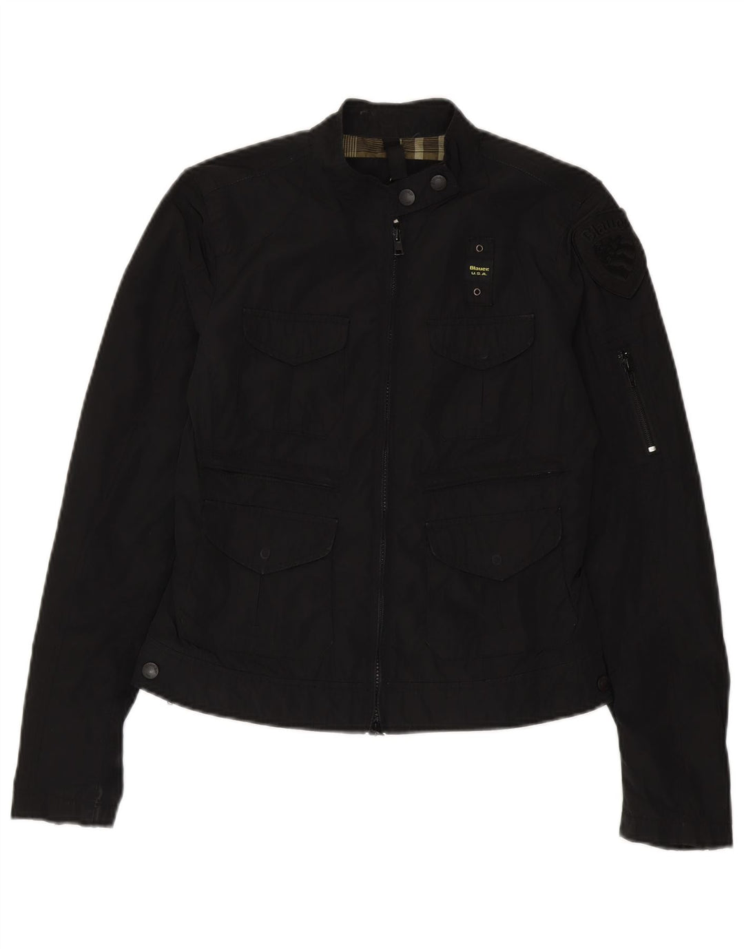 Blauer Γυναικείο Utility Jacket UK 14 Medium Black Polyester