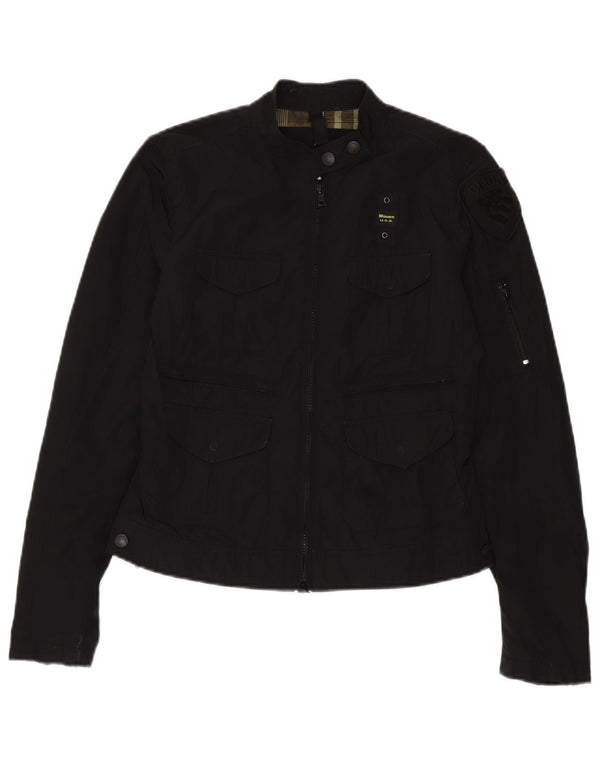 Blauer Γυναικείο Utility Jacket UK 14 Medium Black Polyester