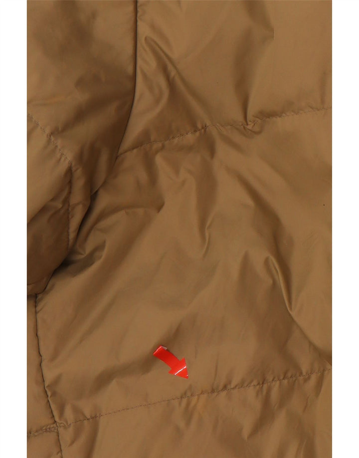 REPLAY Mens Padded Jacket UK 42 XL Beige Polyamide
