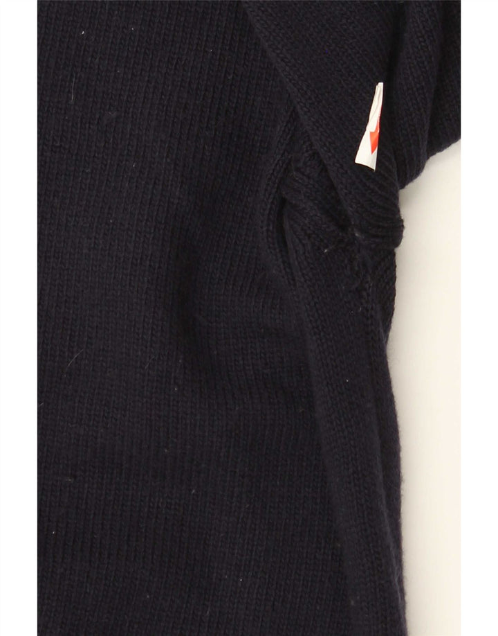 Slam Ανδρικό πουλόβερ με λαιμόκοψη 2XL Μαλλί Navy Blue
