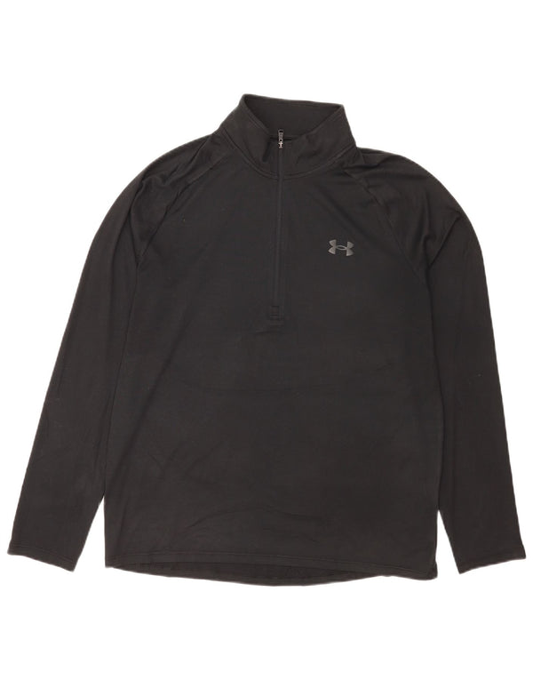 Ανδρική φόρμα πουλόβερ με φερμουάρ Under Armour Top Medium Black