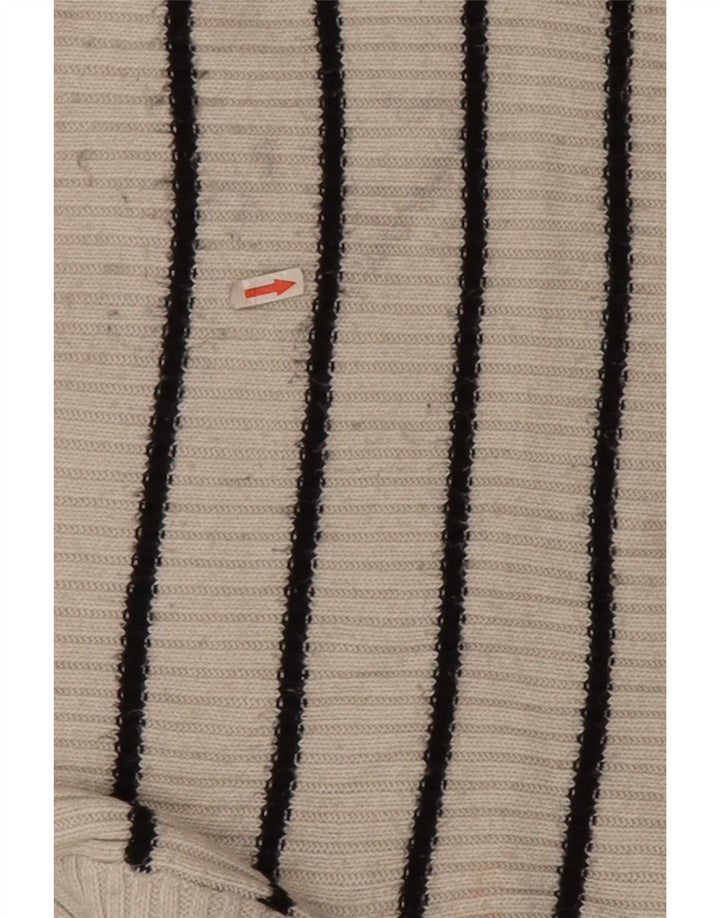 Marks & Spencer Γυναικείο πουλόβερ με λαιμόκοψη UK 12 Medium Off White