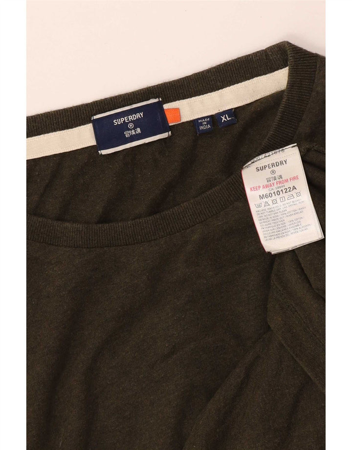 Superdry Ανδρικό Μακρυμάνικο XL Βαμβακερό Χακί