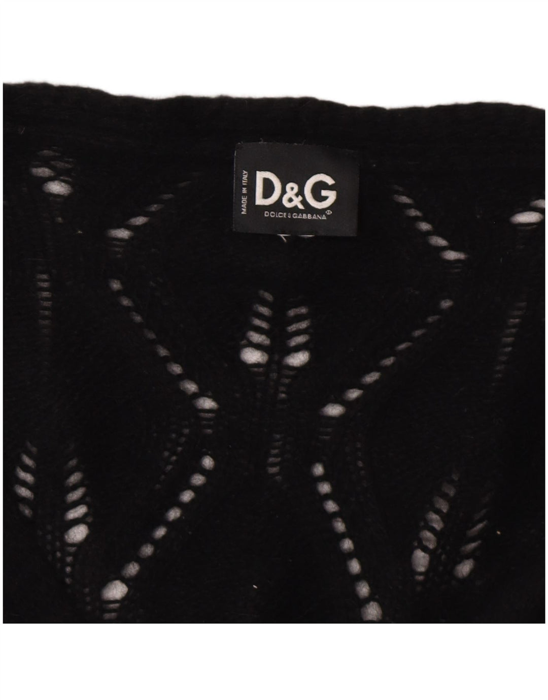 DOLCE & GABBANA Γυναικεία ζακέτα UK 8 Small Black Polyamide