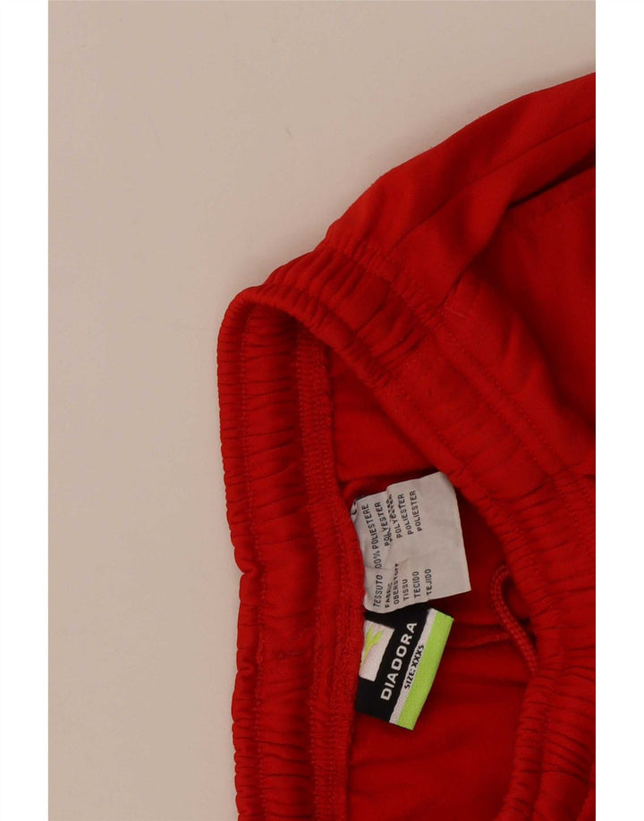 Diadora Boys Sport Short 7-8 Years 3XS Red Polyester
