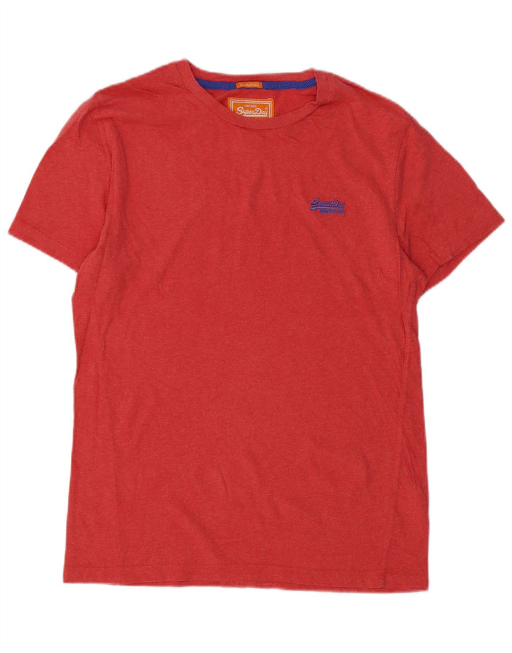 Ανδρικό T-Shirt SUPERDRY Top μεγάλο κόκκινο βαμβακερό