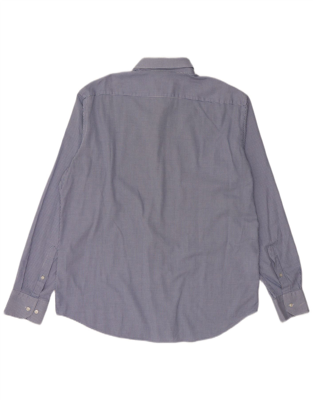 Ανδρικό πουκάμισο HUGO BOSS Regular Fit Size 44 17 1/2 XL Blue Houndstooth Cotton
