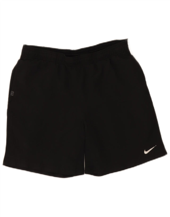 Ανδρικό αθλητικό σορτς Nike Dri Fit από μεσαίο μαύρο πολυεστέρα