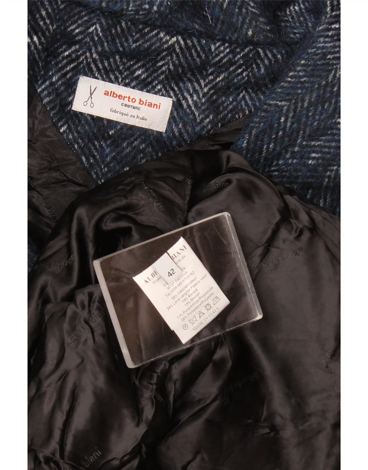 Alberto Biani Γυναικείο Μπουφάν Blazer 3/4 Sleeve IT 42 Medium Navy Blue