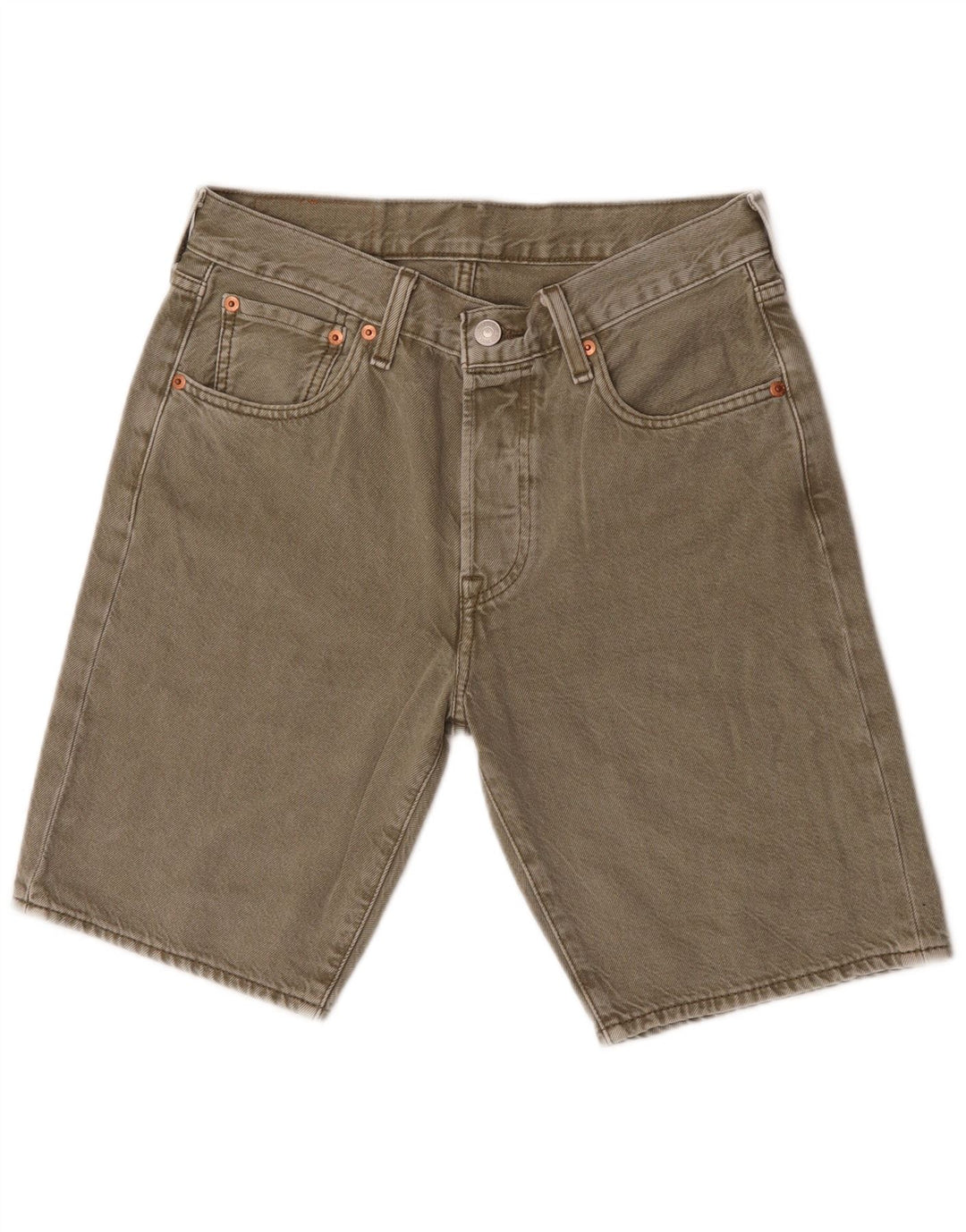 Ανδρικό τζιν σορτς Levi's 501 W28 Μικρό Χακί Βαμβακερό