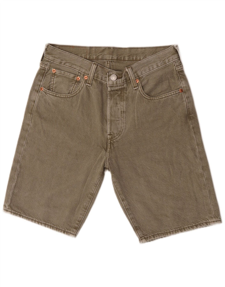 Ανδρικό τζιν σορτς Levi's 501 W28 Μικρό Χακί Βαμβακερό