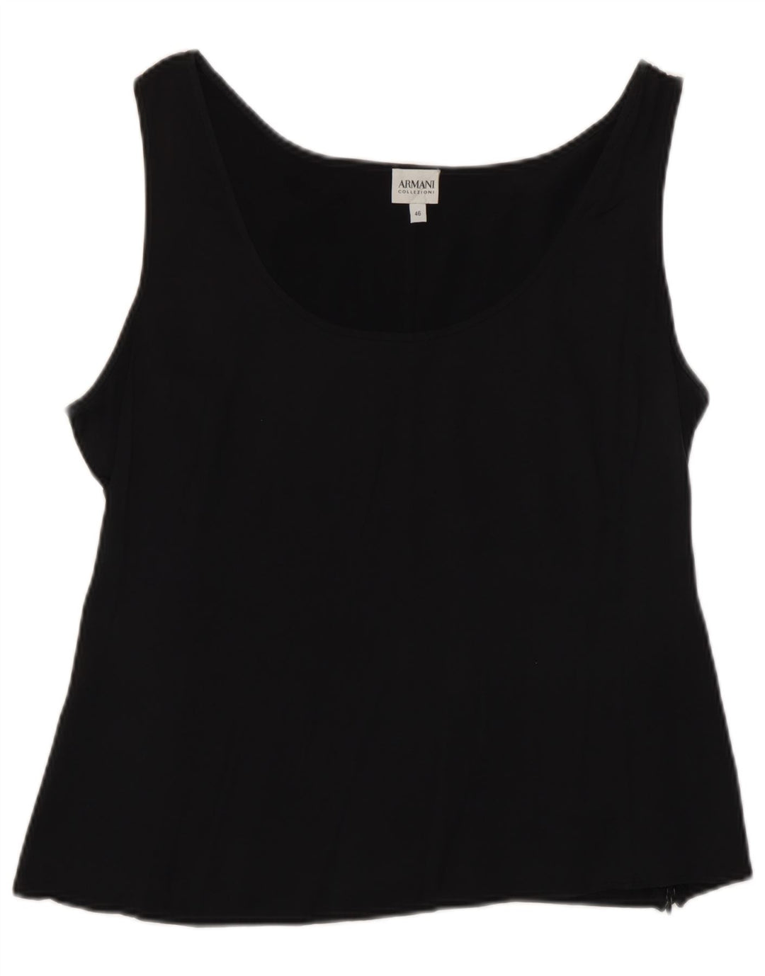 Armani Collezioni Γυναικεία Αμάνικη Μπλούζα Top IT 46 Large Μαύρο