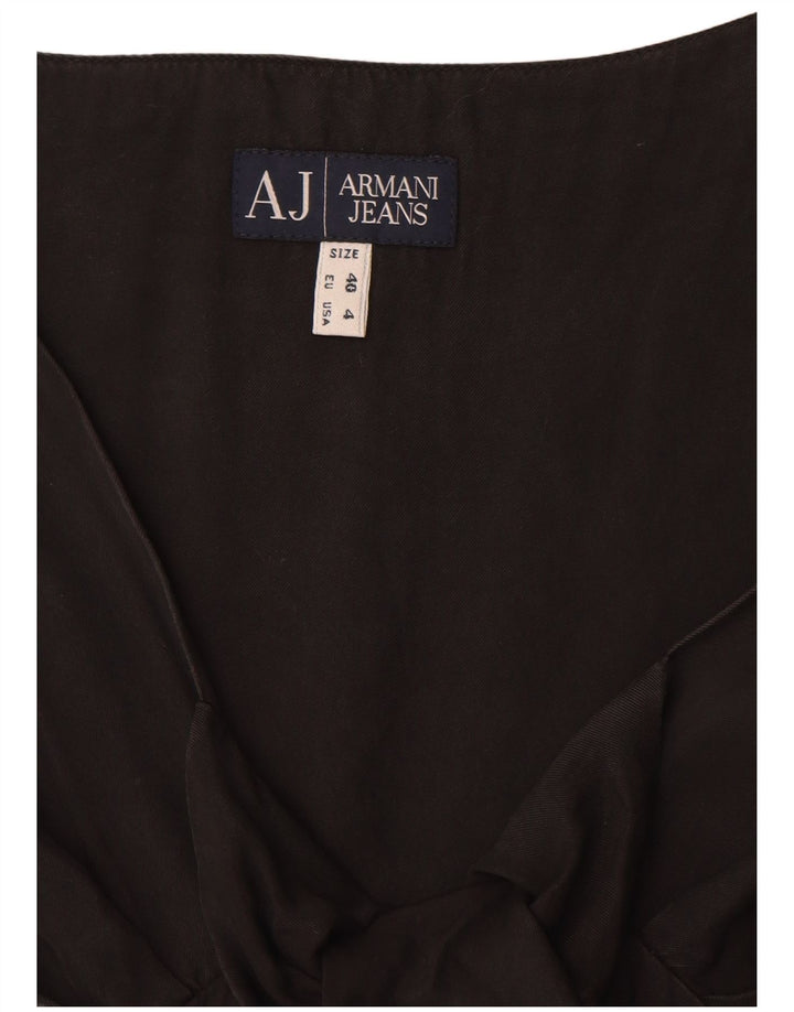Armani Jeans Γυναικείο Αμάνικο Φόρεμα ΕΕ 40 Μεσαίο Μαύρο