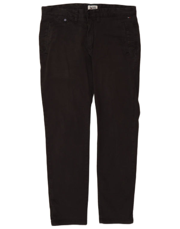 TOMMY HILFIGER Ανδρικό ίσιο παντελόνι Chino W33 L32 Γκρι βαμβακερό