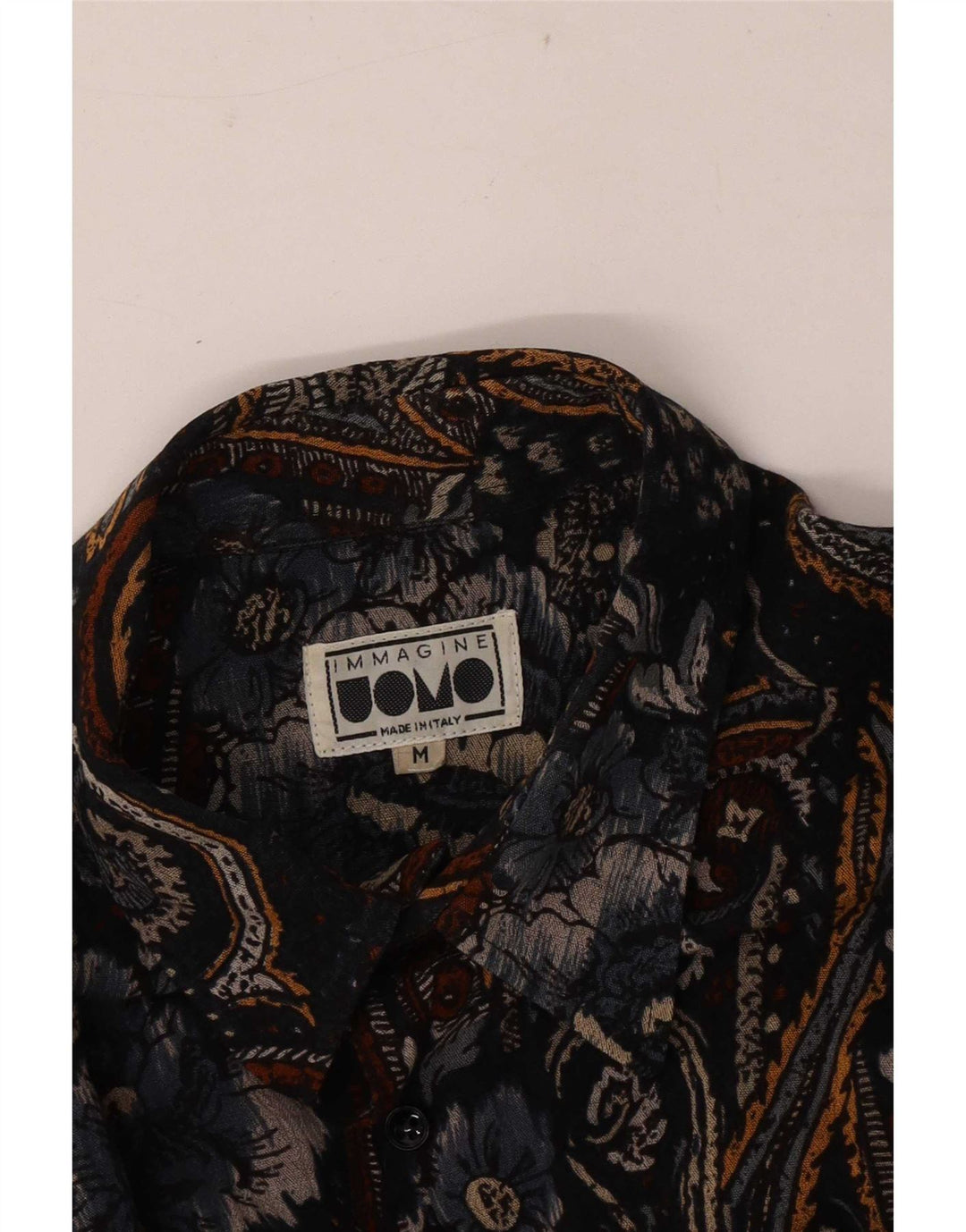 Vintage ανδρικό πουκάμισο μεσαίο πολύχρωμο Paisley