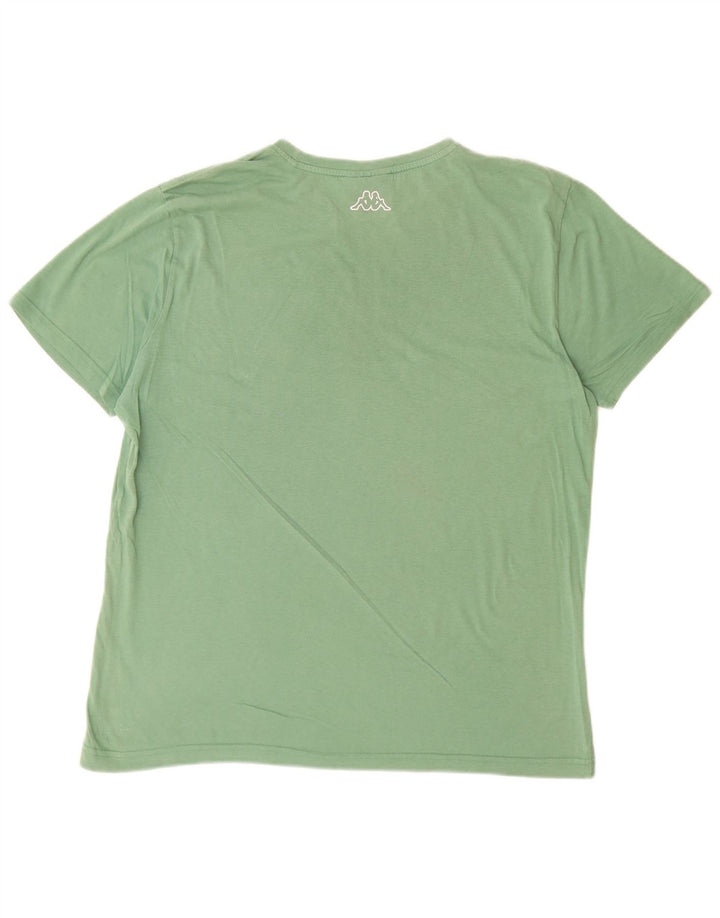 Ανδρικό γραφικό T-Shirt KAPPA Top Large Green