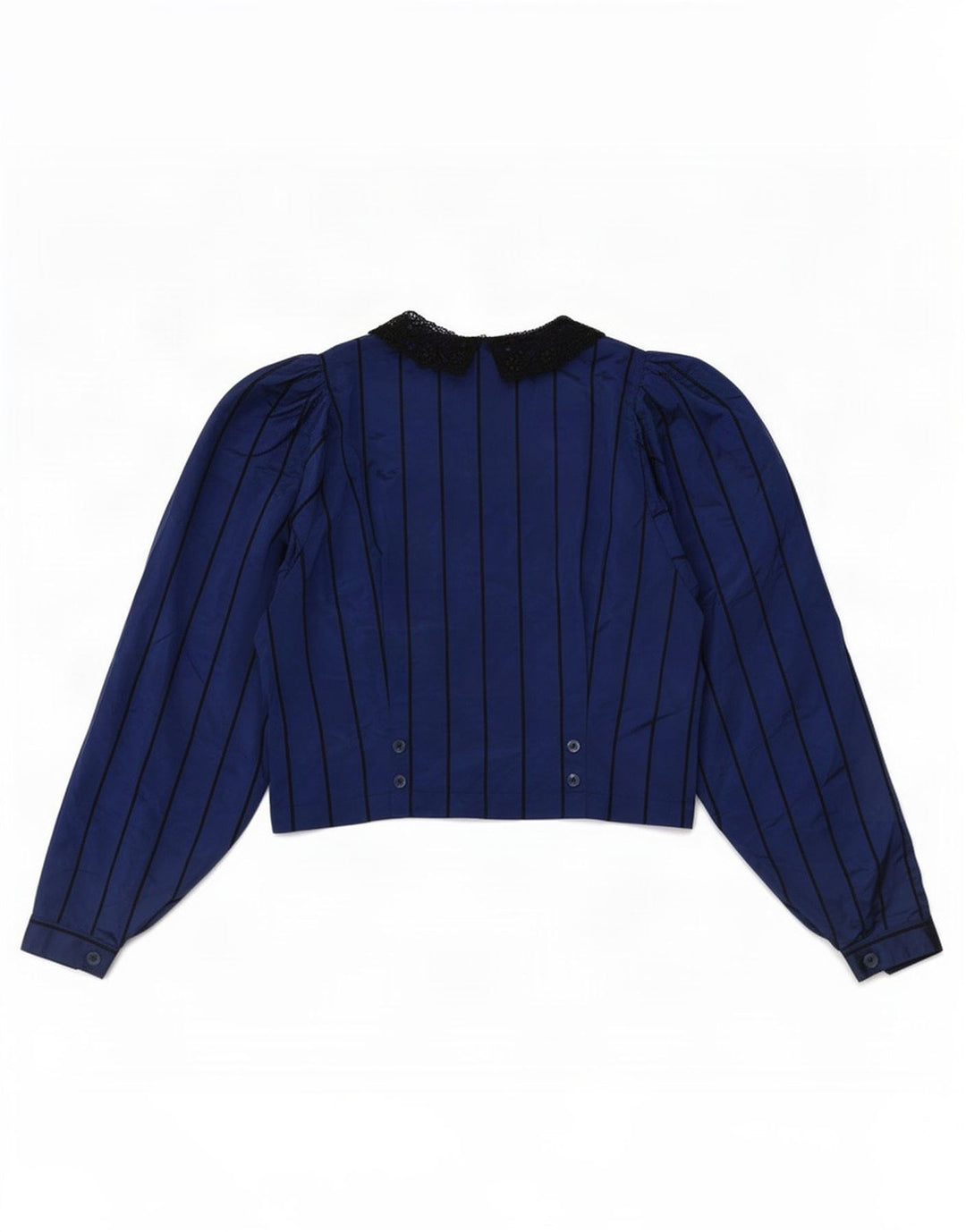 Caprice Γυναικείο πουκάμισο Crop Μπλούζα EU 36 Small Blue ριγέ