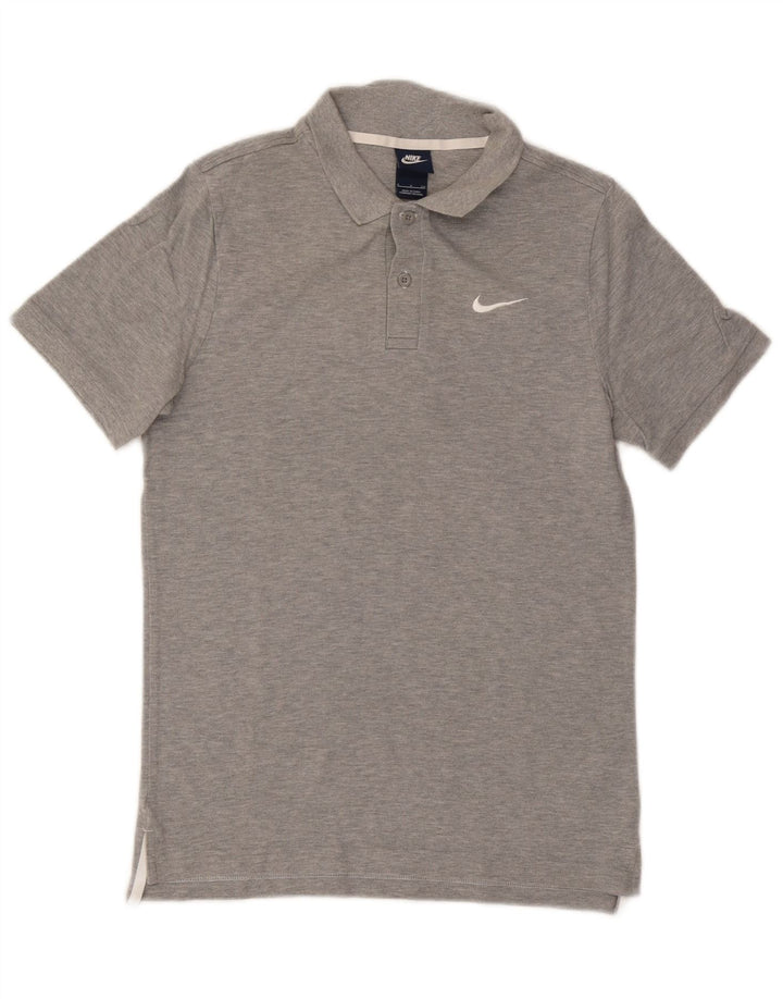 Ανδρικό μπλουζάκι πόλο Nike, βαμβακερό σε γκρι κουκκίδες