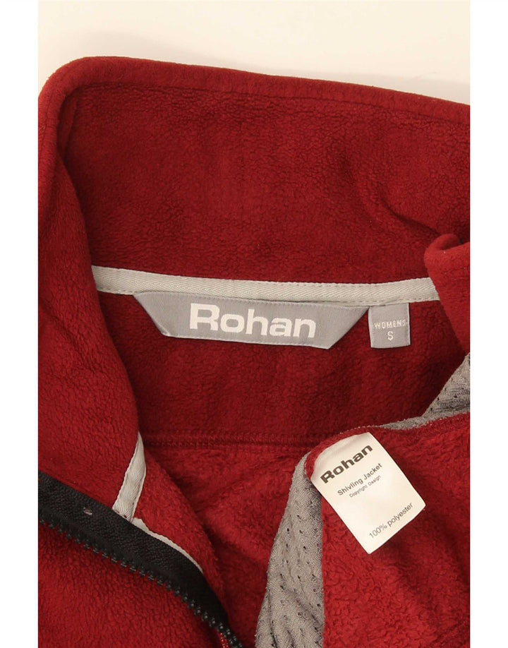 Rohan Γυναικείο Oversized Fleece Jacket UK 10 Small Red Polyester