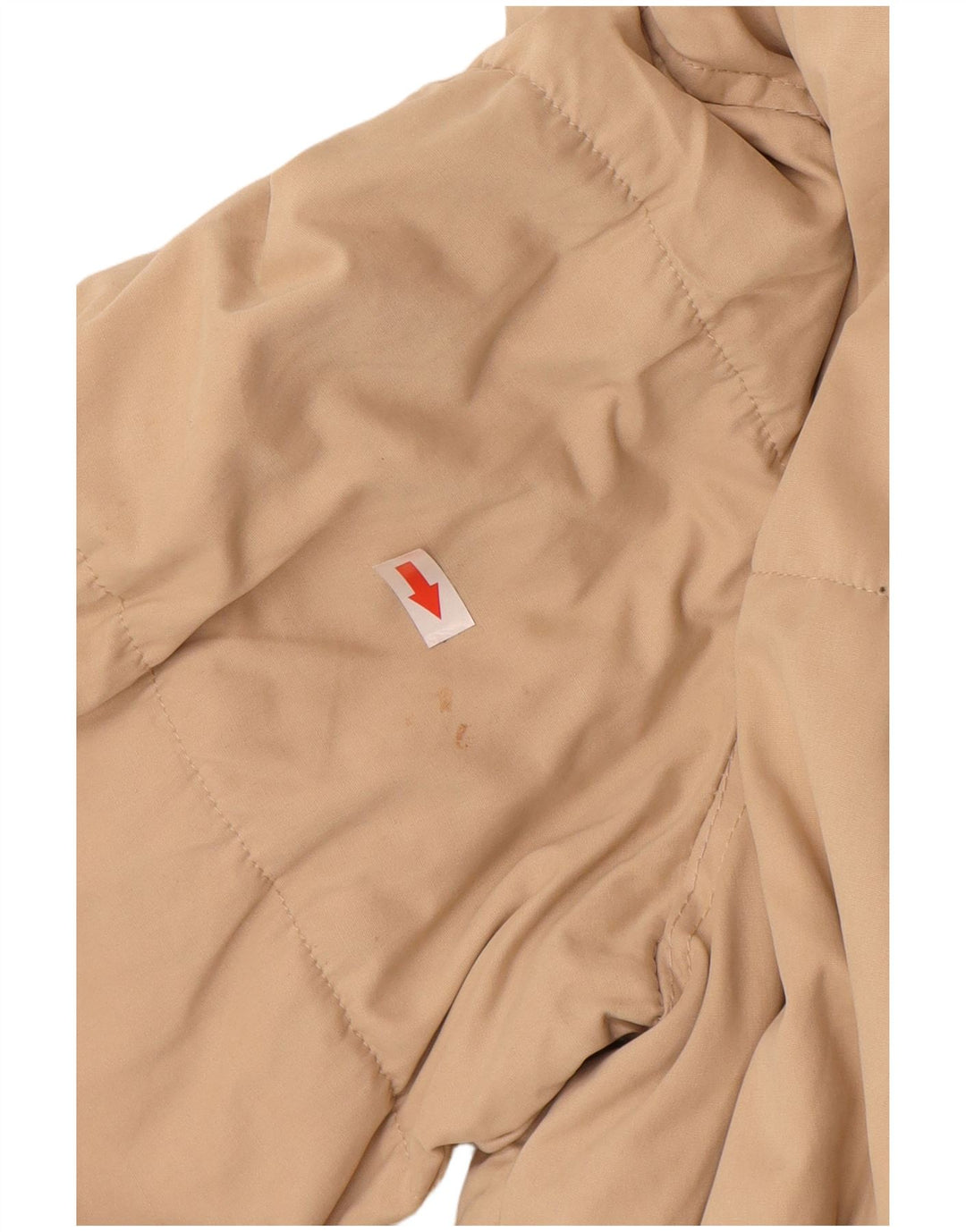 Zara Ανδρικό Bomber Jacket UK 40 Large Beige Colourblock Polyester