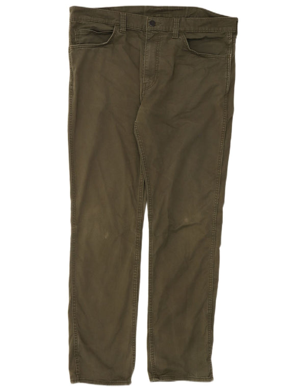 Levi's Mens 511 Slim Casual Παντελόνι W38 L32 Χακί Βαμβακερό