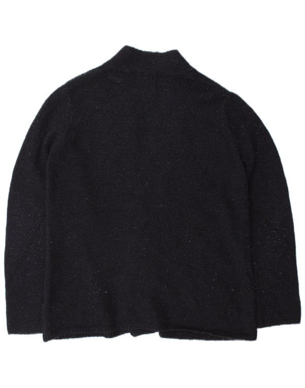 Zara Γυναικείο ανοιχτό πουλόβερ UK 14 Medium Navy Blue