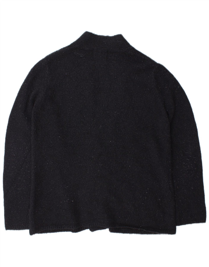 Zara Γυναικείο ανοιχτό πουλόβερ UK 14 Medium Navy Blue