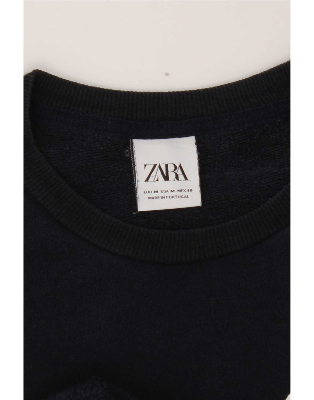 Ανδρικό γραφικό φούτερ Zara Jumper Medium Navy Blue