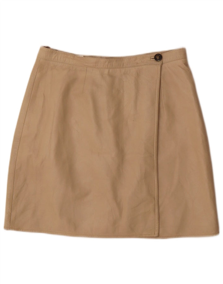 Vintage Γυναικεία Δερμάτινη Φούστα W30 Medium Beige