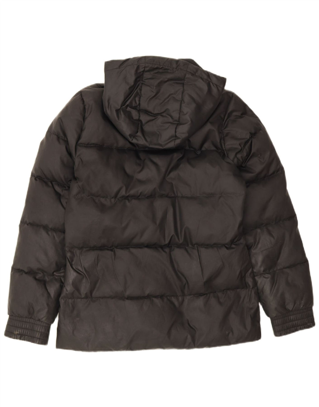 Γυναικείο μπουφάν με κουκούλα Adidas UK 8/10 Μικρό μαύρο πολυεστέρα