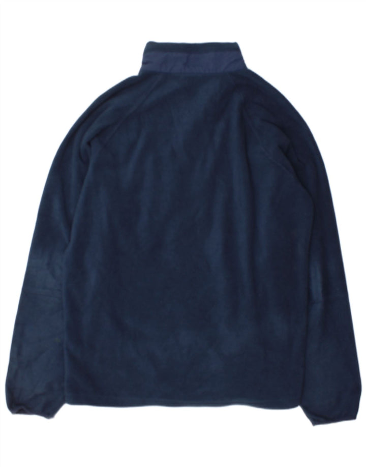 Columbia Ανδρικό Fleece Jacket UK 40 Large Navy Blue Polyester