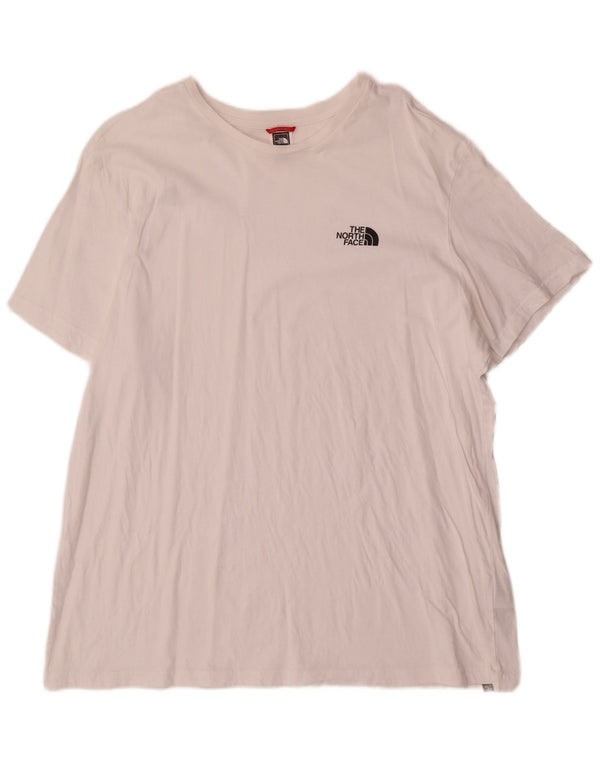 Ανδρικό γραφικό T-Shirt North Face Top 2XL Λευκό βαμβακερό