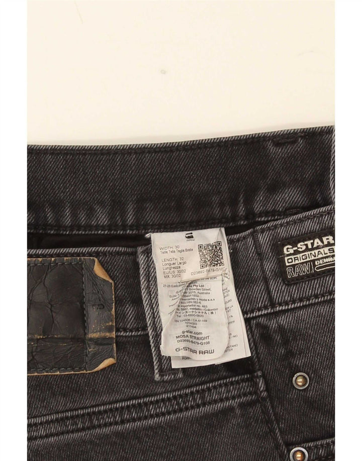 Ανδρικό τζιν ίσιο G-Star W30 L32 Γκρι βαμβακερό