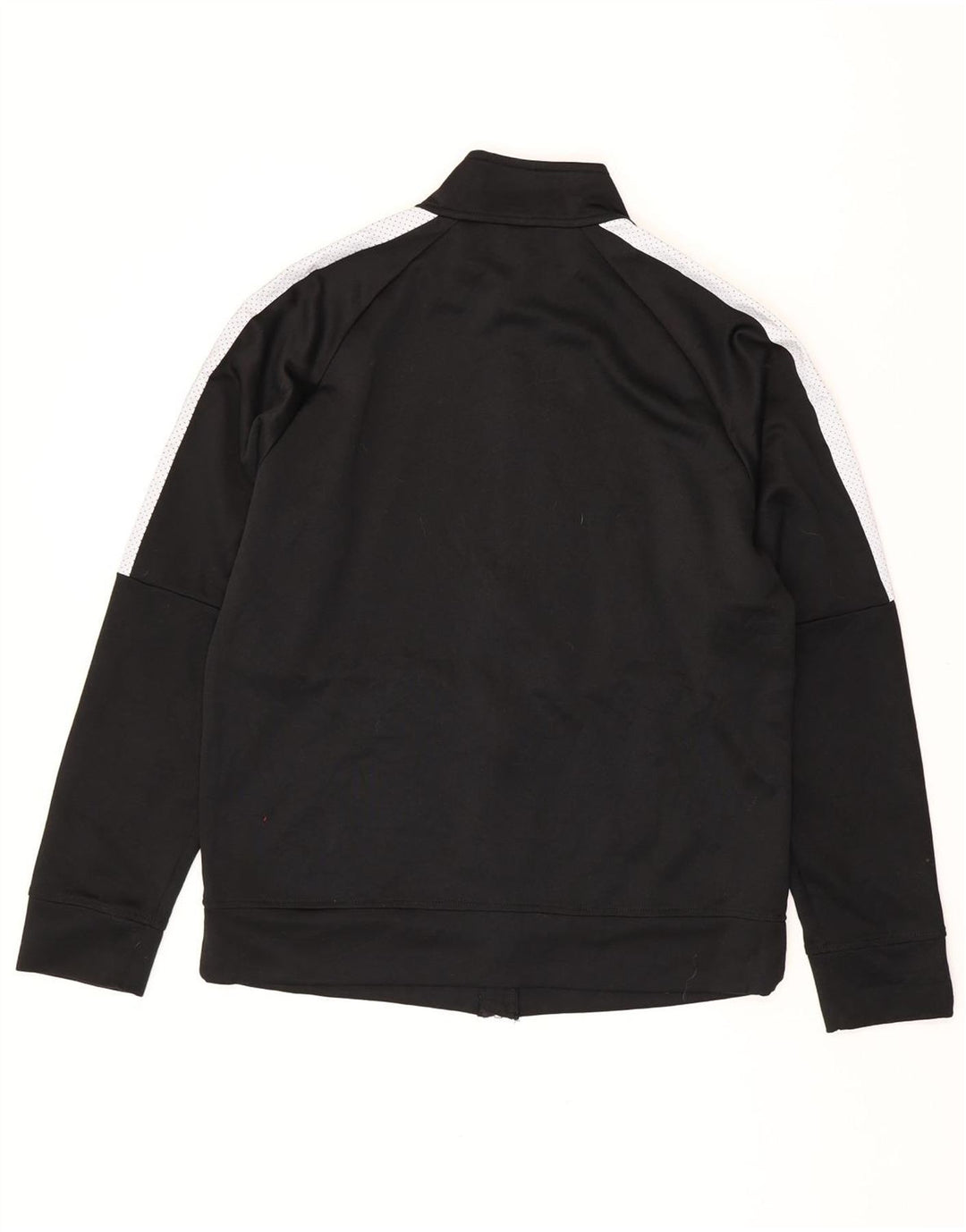 REEBOK Mens Tracksuit Top Jacket Medium Black Colourblock Polyester