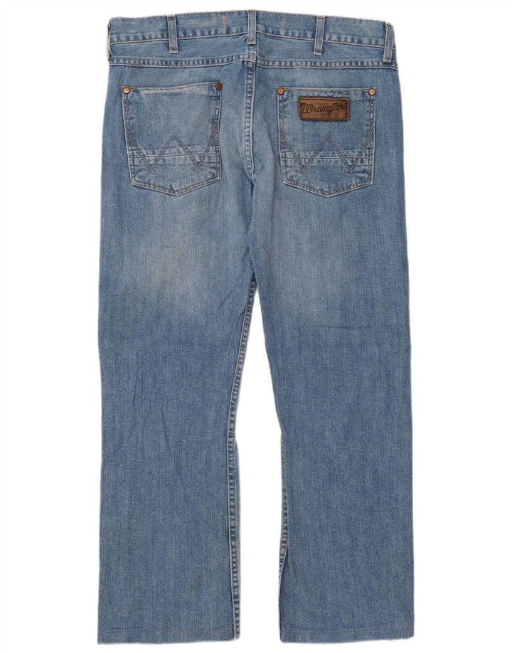 Ανδρικό τζιν Wrangler Ace Straight W33 L29 Μπλε βαμβακερό