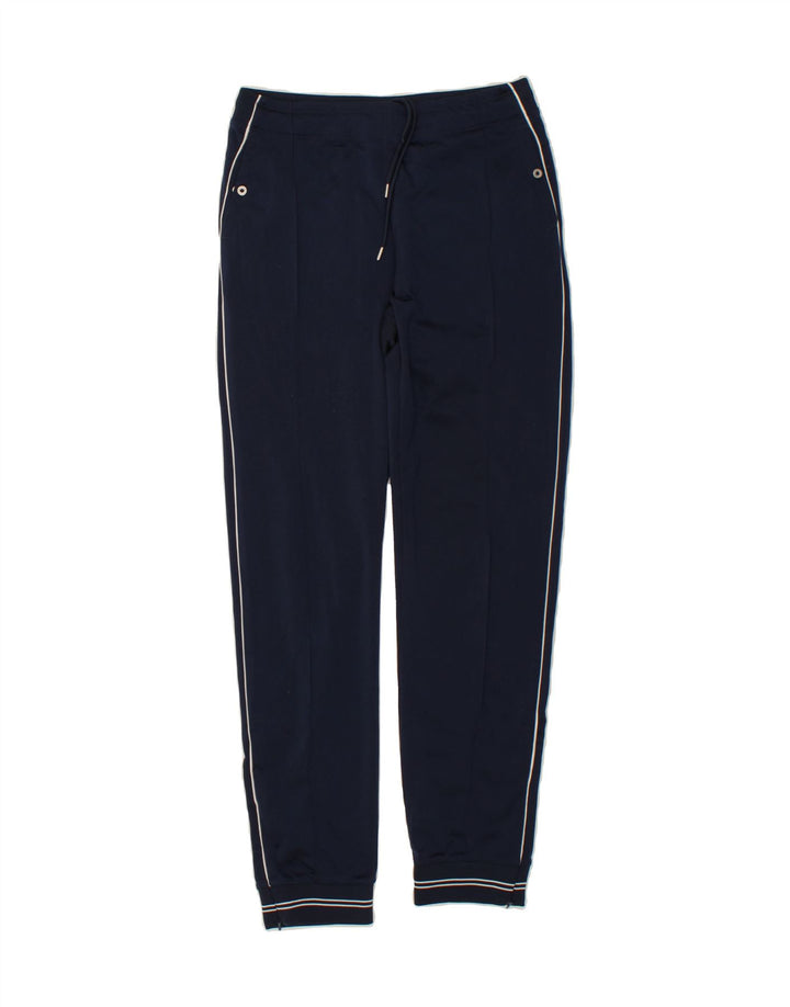 CHAMPION Womens Tracksuit Trousers UK 12 Medium Navy Blue Vintage Champion and Second-Hand Champion from Messina Hembry 