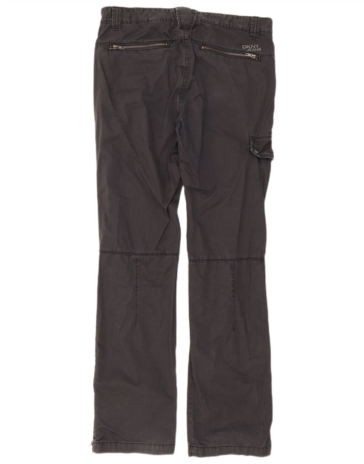 Ανδρικό ίσιο παντελόνι Cargo Dkny W32 L32 Μαύρο βαμβακερό