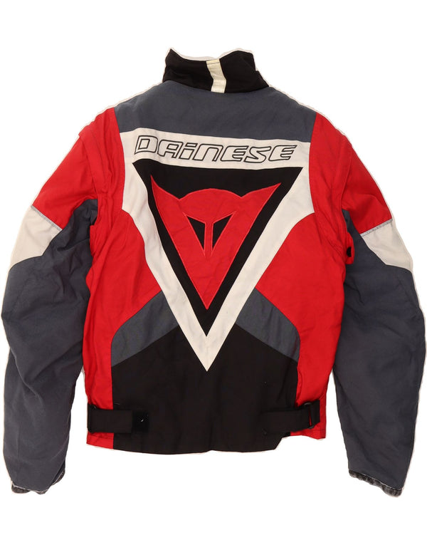 DAINESE Mens Graphic Racer Jacket IT 50 Large Red Colourblock