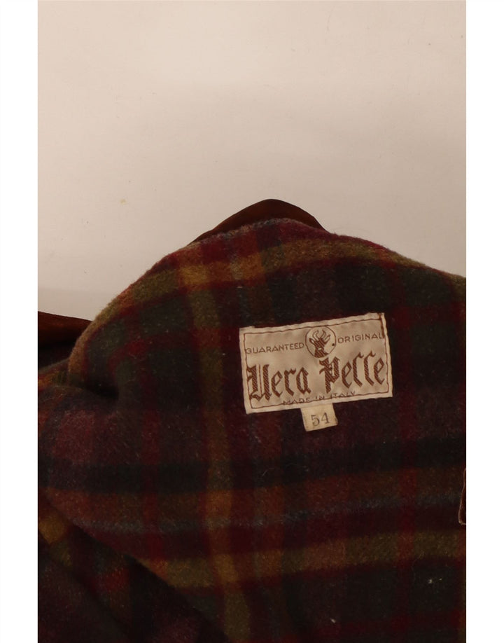 Vintage Ανδρικό Suede Jacket IT 54 2XL Καφέ Δερμάτινο