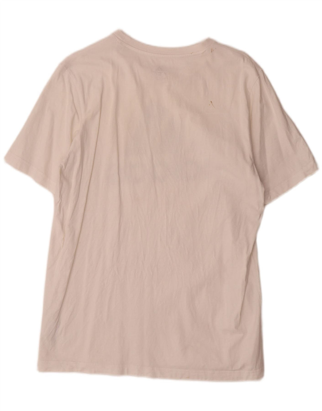 Ανδρικό γραφικό T-Shirt Adidas Top από μεσαίο λευκό βαμβακερό