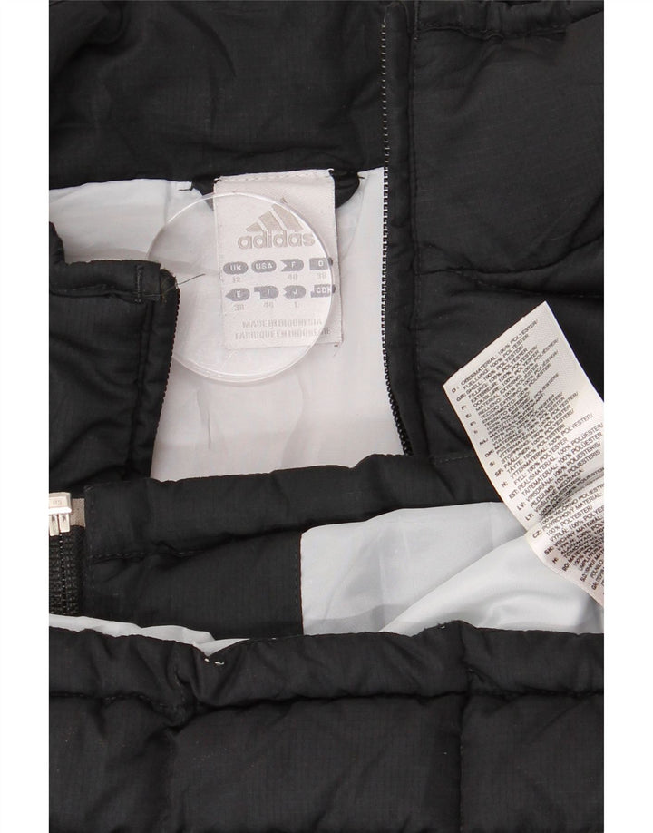 Adidas Γυναικεία padded Gilet UK 12 Medium Black Polyester