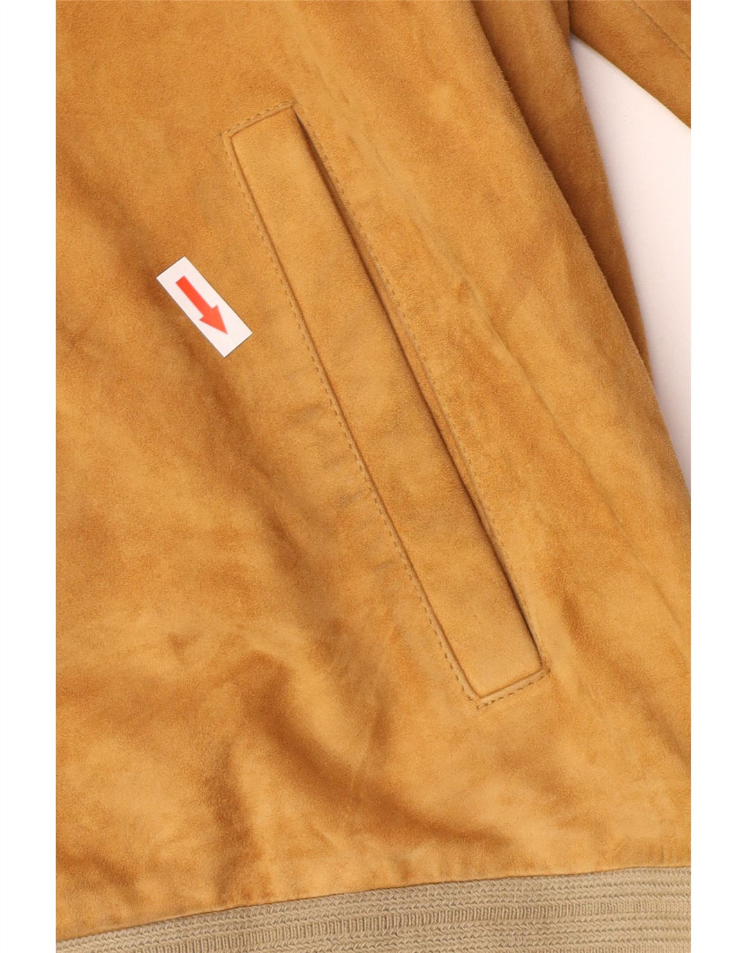 Gerani Ανδρικό Suede Bomber Jacket IT 56 3XL Beige Leather