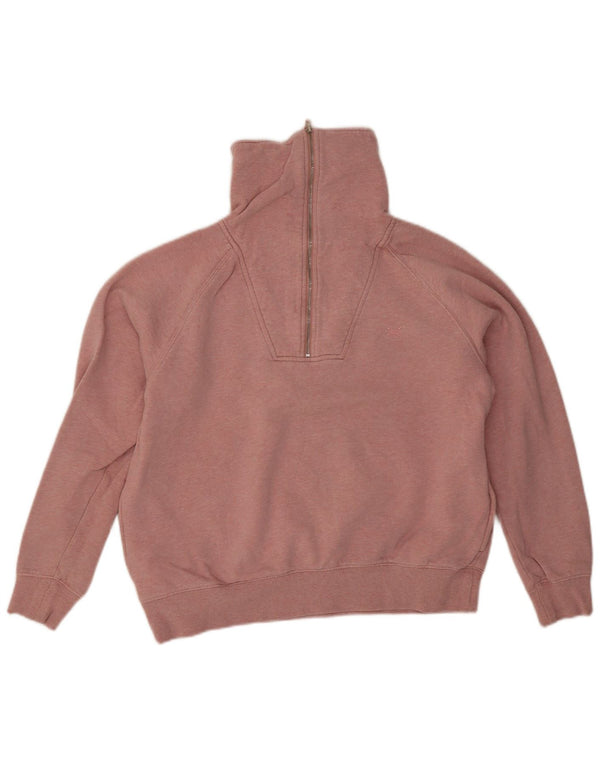 Crew Clothing Γυναικεία φούτερ Crop Jumper UK 10 Small Pink Flecked